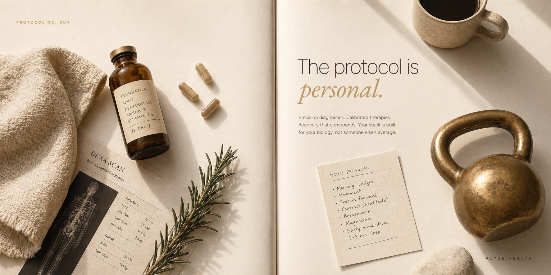 The protocol is personal — Precision diagnostics and calibrated therapies at ALYZE